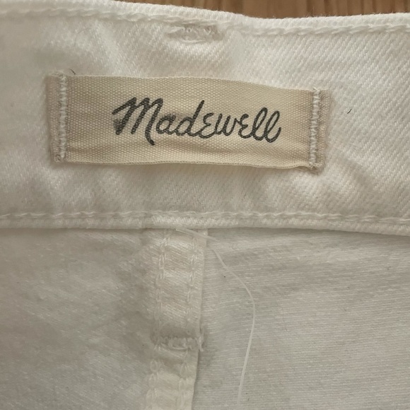 NWT Madewell High-Rise Shorts  in Tile White - 25 - Picture 7 of 12